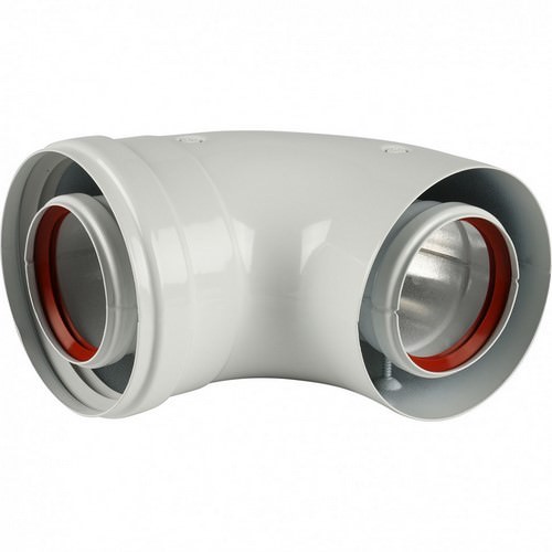 Коаксиальный отвод Baxi DN 60/100 90°