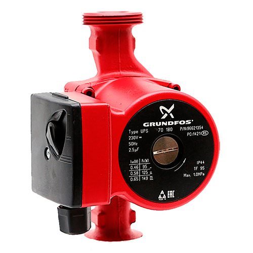 Циркуляционный насос Grundfos UPS 32-70 с гайками