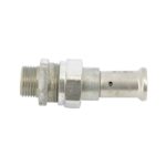 Муфта разьемная прессовая Henco с наружной резьбой 16х1/2