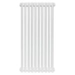 Радиатор стальной 3-х трубчатый Irsap Tesi 1800/10 секций с нижним подключением белый