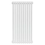 Радиатор стальной 3-х трубчатый Irsap Tesi 1800/12 секций с боковым подключением белый