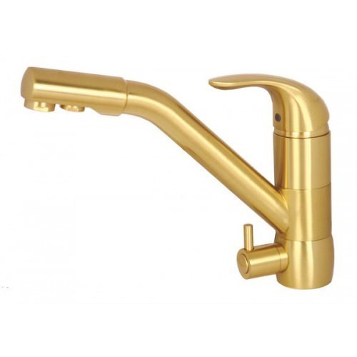 Смеситель для кухни Kaiser Safira 15066-3 Gold Brass
