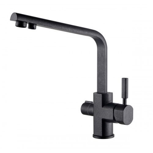 Смеситель для кухни Kaiser Decor 40144-2 Black Sandbeige