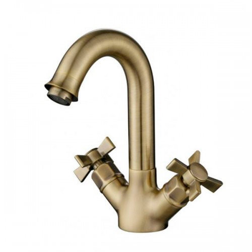Смеситель для раковины Kaiser Cross 41011-1 Bronze