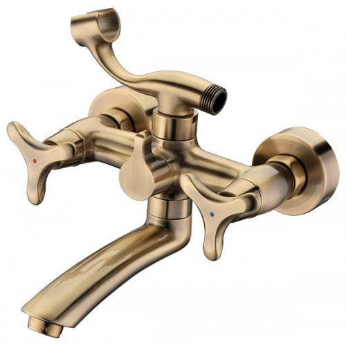 Смеситель для ванны Kaiser Trio 57122-1 Bronze