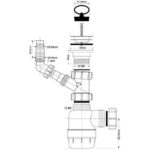 нержавеющая решетка 70 мм McAlpine MRSK3