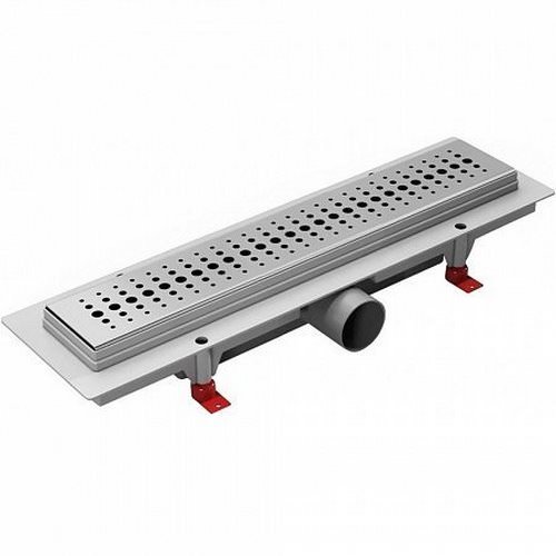 Душевой лоток Miano 900 мм боковой слив D 50 глянцевый Basic