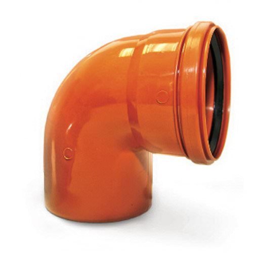 Отвод Cosmoplast 90° 160 рыжий
