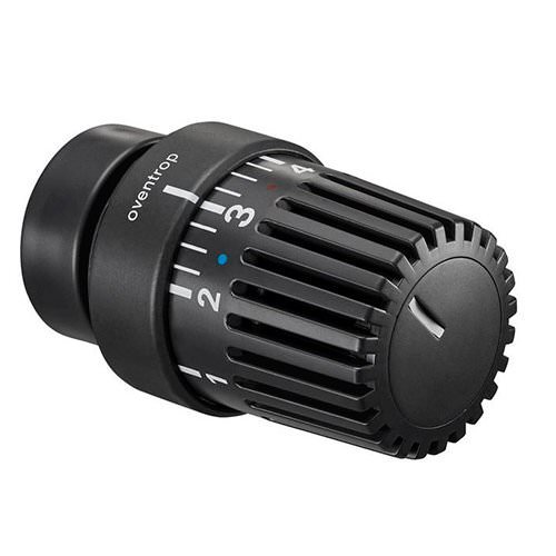 Головка термостатическая Oventrop Uni LH 7-28°С черный (RAL 7016)