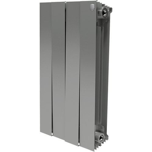 Радиатор Royal Thermo PianoForte 500/4 секции Silver Satin