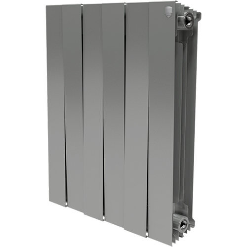 Радиатор Royal Thermo PianoForte 500/6 секций Silver Satin