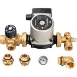Насосно-смесительный узел Stout с термостатическим клапаном Grundfos UPSO 26-65 130