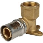 Угольник Stout настенный с креплением короткий 20x1/2
