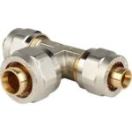 Тройник Stout переходной 16x20x16 для металлопластиковых труб винтовой