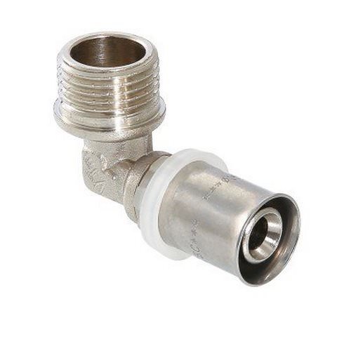 Угольник Valtec пресс с наружной резьбой 20х3/4