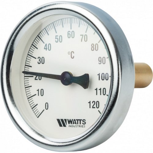 Термометр биметаллический Watts 63 мм 1/2