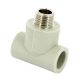 Тройник PPR с наружной резьбой 20×1/2″ FV-Plast Тройник PPR с наружной резьбой 20x1/2