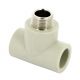 Тройник PPR с наружной резьбой 25×3/4″ FV-Plast Тройник PPR с наружной резьбой 25x3/4
