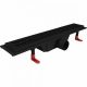Душевой лоток Miano 1000 мм боковой слив D 50 черный Harmony Black Edition