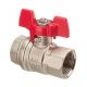Кран шаровой Oventrop 1″ ВВ бабочка Optibal Кран шаровой Oventrop 1