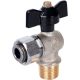 Шаровой кран Stout с накидной гайкой угловой G1/2″хG1/2″ Шаровой кран Stout с накидной гайкой угловой G1/2