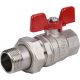 Кран шаровой Stout полнопроходной ВР/НР 3/4″ американка ручка бабочка EPDM Кран шаровой Stout полнопроходной ВР/НР 3/4