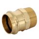 Муфта Viega пресс-Н 42×1 1/2″ бронза Sanpress Муфта Viega пресс-Н 42x1 1/2