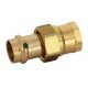 Муфта Viega разъемная пресс-В 18×1/2″ бронза Sanpress Муфта Viega разъемная пресс-В 18x1/2