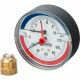 Термоманометр аксиальный Watts 80 мм 1/2″ 10 бар 120°C F+R818 Термоманометр аксиальный Watts 80 мм 1/2