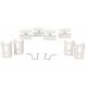 Комплект крепежа Zehnder для Charleston Set 4x BH+CVD0 белый Комплект крепежа Zehnder для Charleston Set 4x BH+CVD0 белый